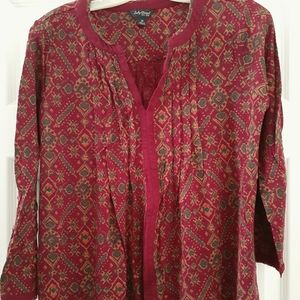 Lucky Brand Blouse, long sleeve